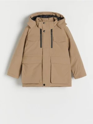 Zdjęcie produktu Reserved - Zimowa kurtka z kapturem - brązowy