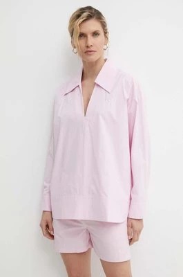 Zdjęcie produktu Résumé bluzka bawełniana VictoriaRS Shirt damska kolor różowy gładka 19610951 Resume