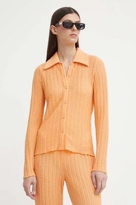 Zdjęcie produktu Résumé koszula AbbyRS damska kolor pomarańczowy slim z kołnierzykiem klasycznym 20471120 Resume