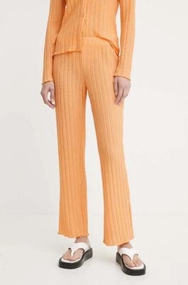 Zdjęcie produktu Résumé spodnie AllegraRS Pant damskie kolor pomarańczowy proste high waist 20461120 Resume
