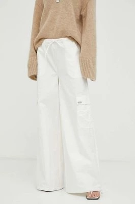 Zdjęcie produktu Résumé spodnie damskie kolor biały fason cargo high waist Resume