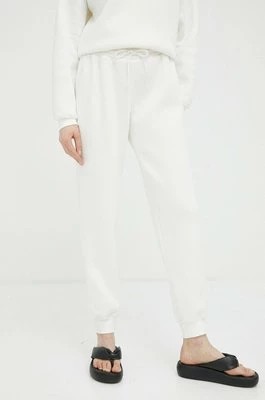 Zdjęcie produktu Résumé spodnie dresowe damskie kolor biały melanżowe Resume