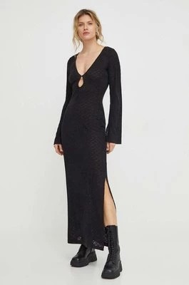 Zdjęcie produktu Résumé sukienka kolor czarny maxi rozkloszowana Resume