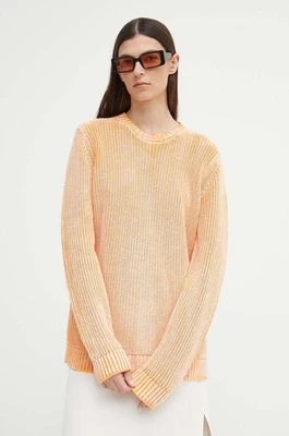 Zdjęcie produktu Résumé sweter bawełniany AtlasRS Knit Pullover Unisex kolor pomarańczowy 20371116 Resume