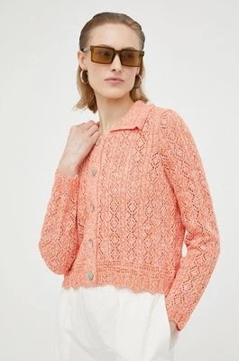 Zdjęcie produktu Résumé sweter bawełniany kolor pomarańczowy lekki Resume