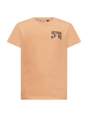 Zdjęcie produktu Retour Koszulka "Maretta" w kolorze brzoskwiniowym rozmiar: 170/176