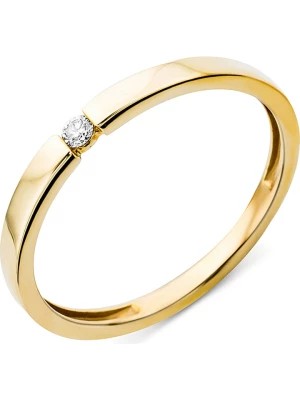 Zdjęcie produktu Revoni Złoty pierścionek z diamentem rozmiar: 54