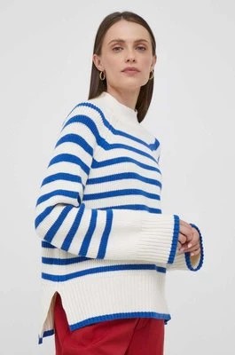 Zdjęcie produktu Rich & Royal sweter damski kolor niebieski z półgolfem