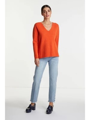 Zdjęcie produktu Rich & Royal Sweter w kolorze pomarańczowym rozmiar: S
