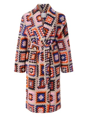 Zdjęcie produktu Rich & Royal Wełniany płaszcz ze wzorem rozmiar: 40