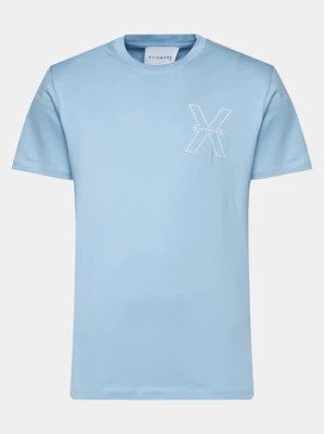 Zdjęcie produktu Richmond X T-Shirt Rached UMP24031TS Błękitny Regular Fit