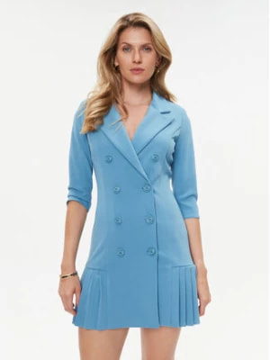 Zdjęcie produktu Rinascimento Sukienka codzienna CFC0115559003 Błękitny Regular Fit