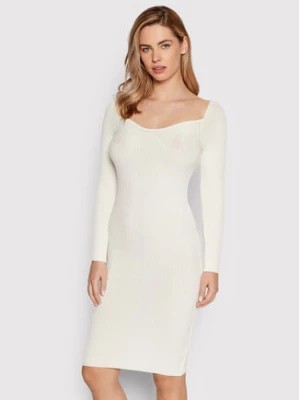 Zdjęcie produktu Rinascimento Sukienka dzianinowa CFM0010711003 Biały Slim Fit