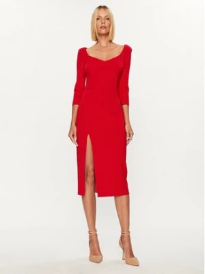 Zdjęcie produktu Rinascimento Sukienka koktajlowa CFC0114860003 Czerwony Slim Fit
