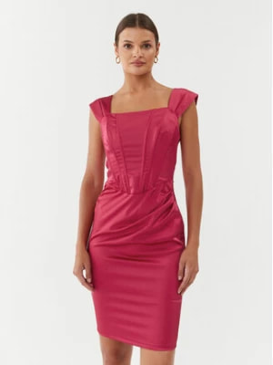 Zdjęcie produktu Rinascimento Sukienka koktajlowa CFC0115251003 Różowy Slim Fit