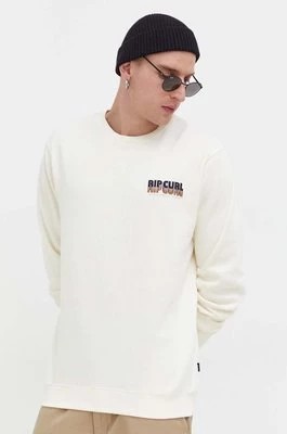 Zdjęcie produktu Rip Curl bluza męska kolor beżowy z nadrukiem