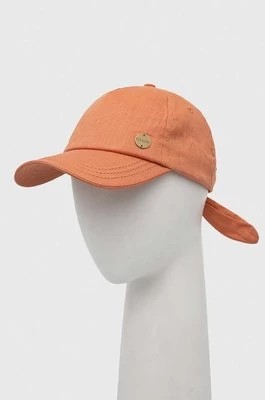Zdjęcie produktu Rip Curl czapka z daszkiem kolor pomarańczowy gładka