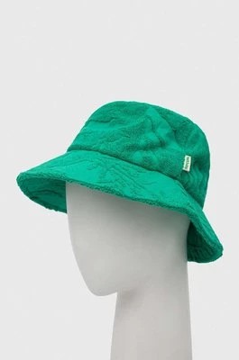 Zdjęcie produktu Rip Curl kapelusz bawełniany kolor zielony bawełniany