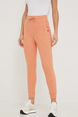 Zdjęcie produktu Rip Curl spodnie dresowe damskie kolor pomarańczowy gładkie
