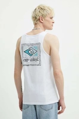 Zdjęcie produktu Rip Curl t-shirt bawełniany męski kolor biały