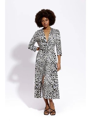 Zdjęcie produktu Risk made in warsaw Sukienka w kolorze biało-czarnym rozmiar: XL