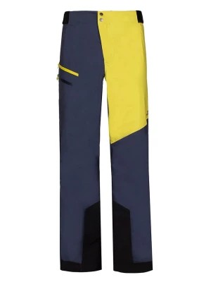Zdjęcie produktu ROCK EXPERIENCE Spodnie narciarskie "Alaska" w kolorze żółto-granatowym rozmiar: XL