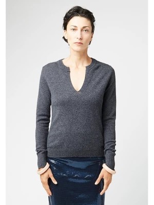 Zdjęcie produktu Rodier Kaszmirowy sweter w kolorze antracytowym rozmiar: 34