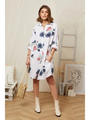 Zdjęcie produktu Rodier Lin Lniana sukienka w kolorze białym rozmiar: S/M