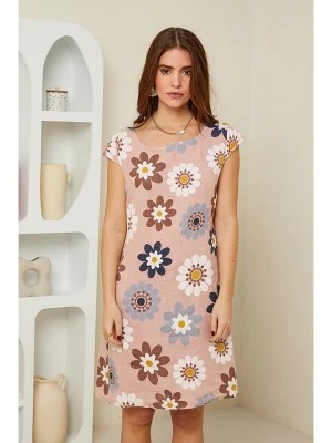 Zdjęcie produktu Rodier Lin Lniana sukienka w kolorze jasnoróżowym rozmiar: XL/XXL