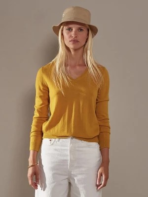 Zdjęcie produktu Rodier Wełniany sweter w kolorze żółtym rozmiar: 36