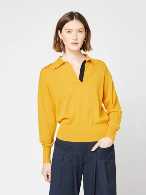 Zdjęcie produktu Rodier Wełniany sweter w kolorze żółtym rozmiar: L