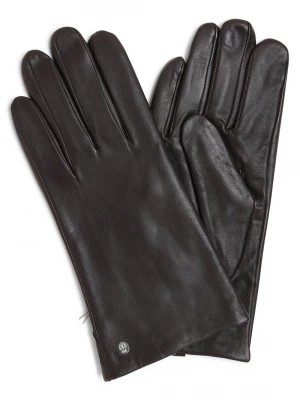 Zdjęcie produktu ROECKL Skórzane rękawiczki Kobiety skóra brązowy jednolity,
