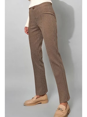 Zdjęcie produktu Rosner Spodnie w kolorze jasnobrązowo-beżowym rozmiar: 42/L28