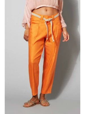 Zdjęcie produktu Rosner Spodnie w kolorze pomarańczowym rozmiar: 44/L28