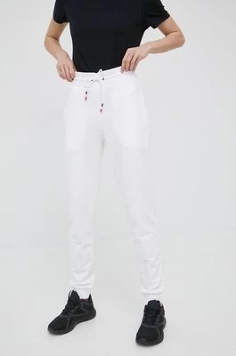 Zdjęcie produktu Rossignol spodnie dresowe bawełniane damskie kolor biały gładkie RLKWP16