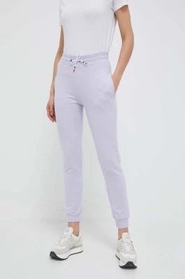 Zdjęcie produktu Rossignol spodnie dresowe bawełniane kolor fioletowy gładkie RLKWP16