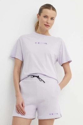 Zdjęcie produktu Rossignol t-shirt bawełniany damski kolor fioletowy RLMWY17