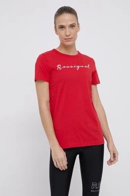 Zdjęcie produktu Rossignol T-shirt bawełniany kolor czerwony RLKWY05