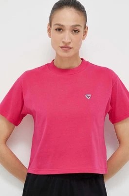 Zdjęcie produktu Rossignol t-shirt bawełniany kolor różowy
