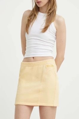Zdjęcie produktu Rotate spódnica bawełniana kolor żółty mini ołówkowa