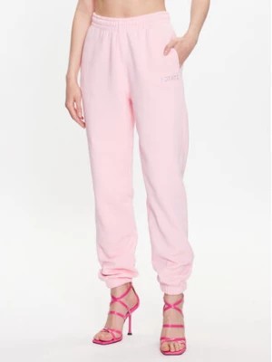 Zdjęcie produktu ROTATE Spodnie dresowe Crystal 700157043 Różowy Relaxed Fit