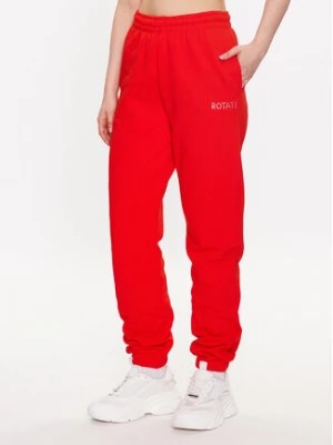 Zdjęcie produktu ROTATE Spodnie dresowe Mimi 7001571030 Czerwony Relaxed Fit