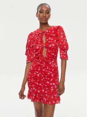 Zdjęcie produktu ROTATE Sukienka koktajlowa 1121922946 Czerwony Slim Fit