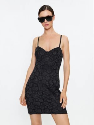Zdjęcie produktu ROTATE Sukienka koktajlowa Lace 111030100 Czarny Slim Fit