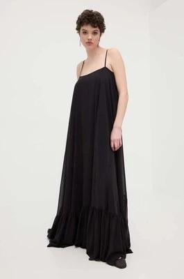 Zdjęcie produktu Rotate sukienka kolor czarny maxi prosta