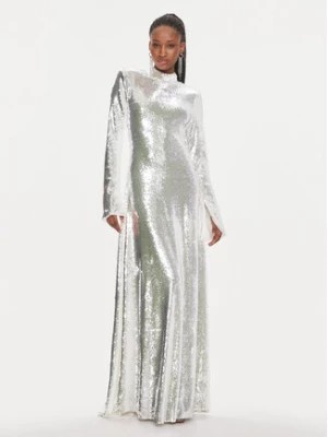 Zdjęcie produktu ROTATE Sukienka wieczorowa Sequins 111676400 Biały Slim Fit