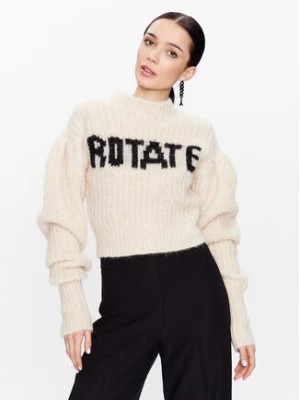 Zdjęcie produktu ROTATE Sweter Knit Puff Sleeve RT2287 Écru Regular Fit