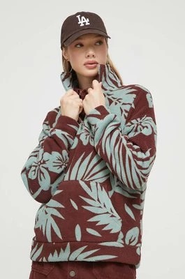 Zdjęcie produktu Roxy bluza damska kolor brązowy wzorzysta