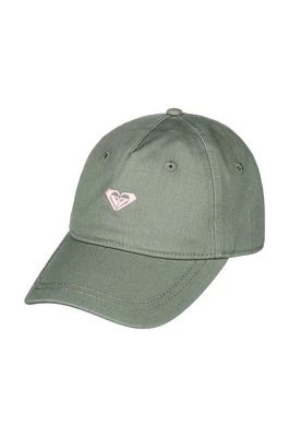Zdjęcie produktu Roxy czapka z daszkiem bawełniana dziecięca DEARELIEVER G kolor zielony z aplikacją