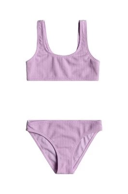 Zdjęcie produktu Roxy dwuczęściowy strój kąpielowy dziecięcy ARUBA RG kolor fioletowy
